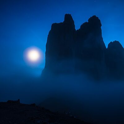 5. Platz: Günther Plaickner - Vollmond 3 Zinnen